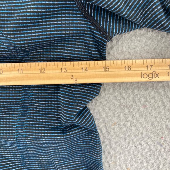 Lululemon Swiftly Tech Long Sleeve Crew Dark Maritime Black Lavender Blue Top 6 - Picture 7 of 9